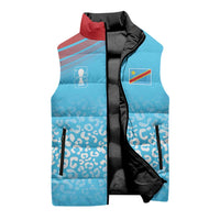 DR Congo WC2026 Custom Guernsey Leopard Inspired Sleeveless Puffer Jacket