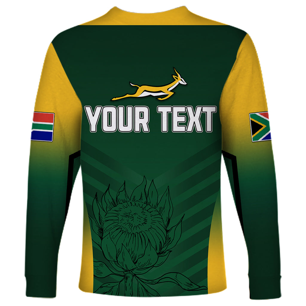 South Africa Rugby 2023 Long Sleeve Shirt Bokke Champions - Wonder Print Shop