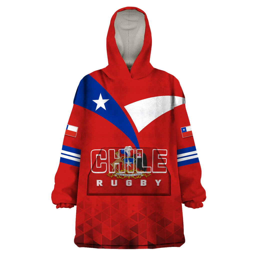 Chile Rugby 2023 Wearable Blanket Hoodie Rising Star New History - Wonder Print Shop