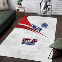 England Football WC2026 Area Rug Three Lions - Happy And Glorious