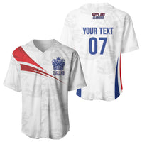 England Football WC2026 Custom Baseball Jersey Three Lions - Happy And Glorious