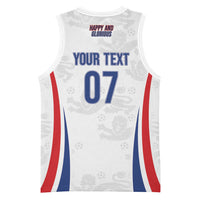 England Football WC2026 Custom Basketball Jersey Three Lions - Happy And Glorious