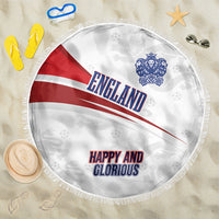England Football WC2026 Beach Blanket Three Lions - Happy And Glorious