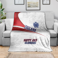 England Football WC2026 Blanket Three Lions - Happy And Glorious
