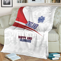 England Football WC2026 Blanket Three Lions - Happy And Glorious