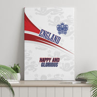 England Football WC2026 Canvas Wall Art Three Lions - Happy And Glorious