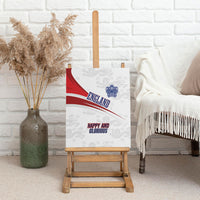 England Football WC2026 Canvas Wall Art Three Lions - Happy And Glorious