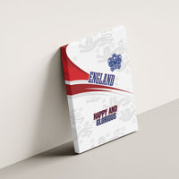 England Football WC2026 Canvas Wall Art Three Lions - Happy And Glorious