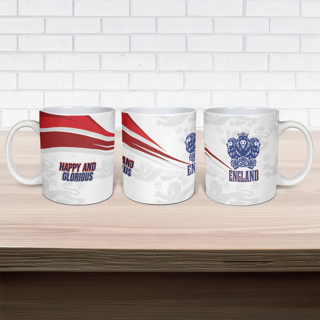 England Football WC2026 Ceramic Mug Three Lions - Happy And Glorious