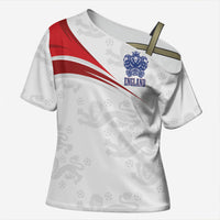 England Football WC2026 Custom Cross Shoulder Shirt Three Lions - Happy And Glorious