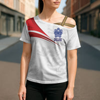 England Football WC2026 Custom Cross Shoulder Shirt Three Lions - Happy And Glorious