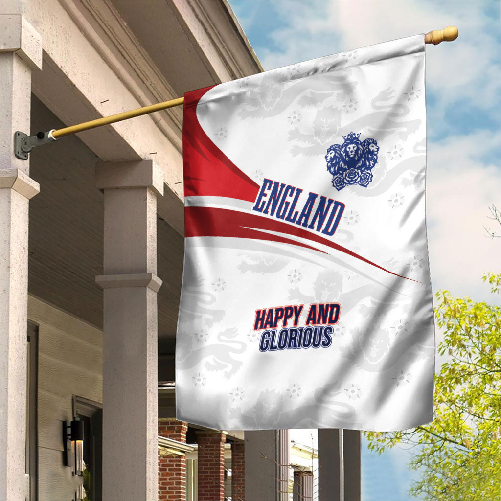 England Football WC2026 Garden Flag Three Lions - Happy And Glorious