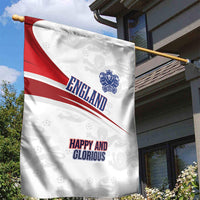 England Football WC2026 Garden Flag Three Lions - Happy And Glorious