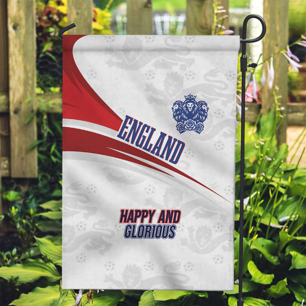 England Football WC2026 Garden Flag Three Lions - Happy And Glorious