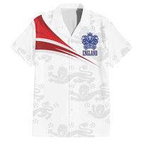 England Football WC2026 Custom Hawaiian Shirt Three Lions - Happy And Glorious