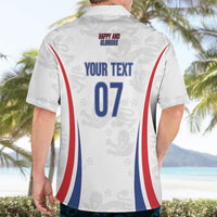 England Football WC2026 Custom Hawaiian Shirt Three Lions - Happy And Glorious