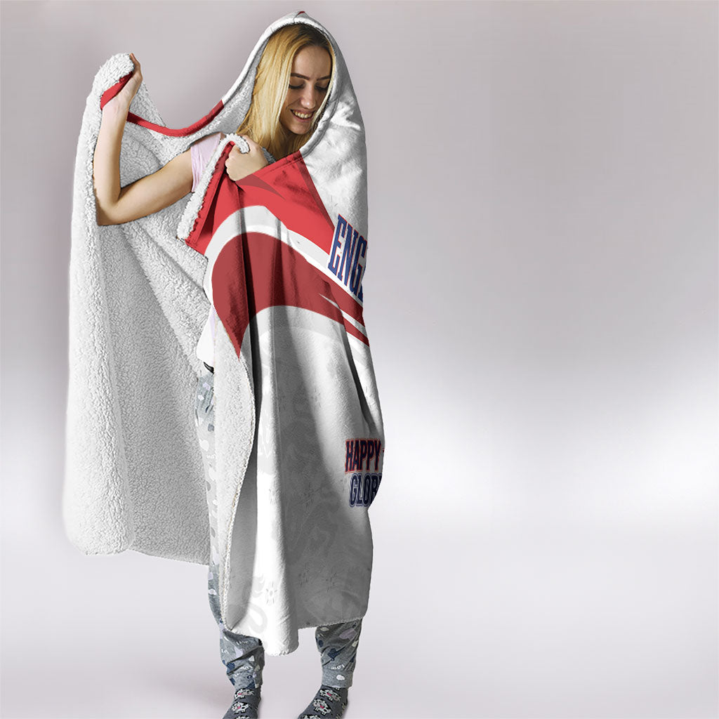 England Football WC2026 Hooded Blanket Three Lions - Happy And Glorious
