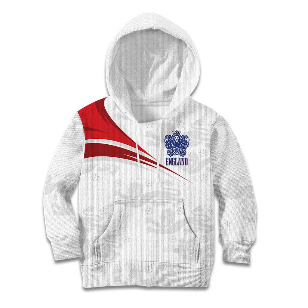 England Football WC2026 Custom Kid Hoodie Three Lions - Happy And Glorious