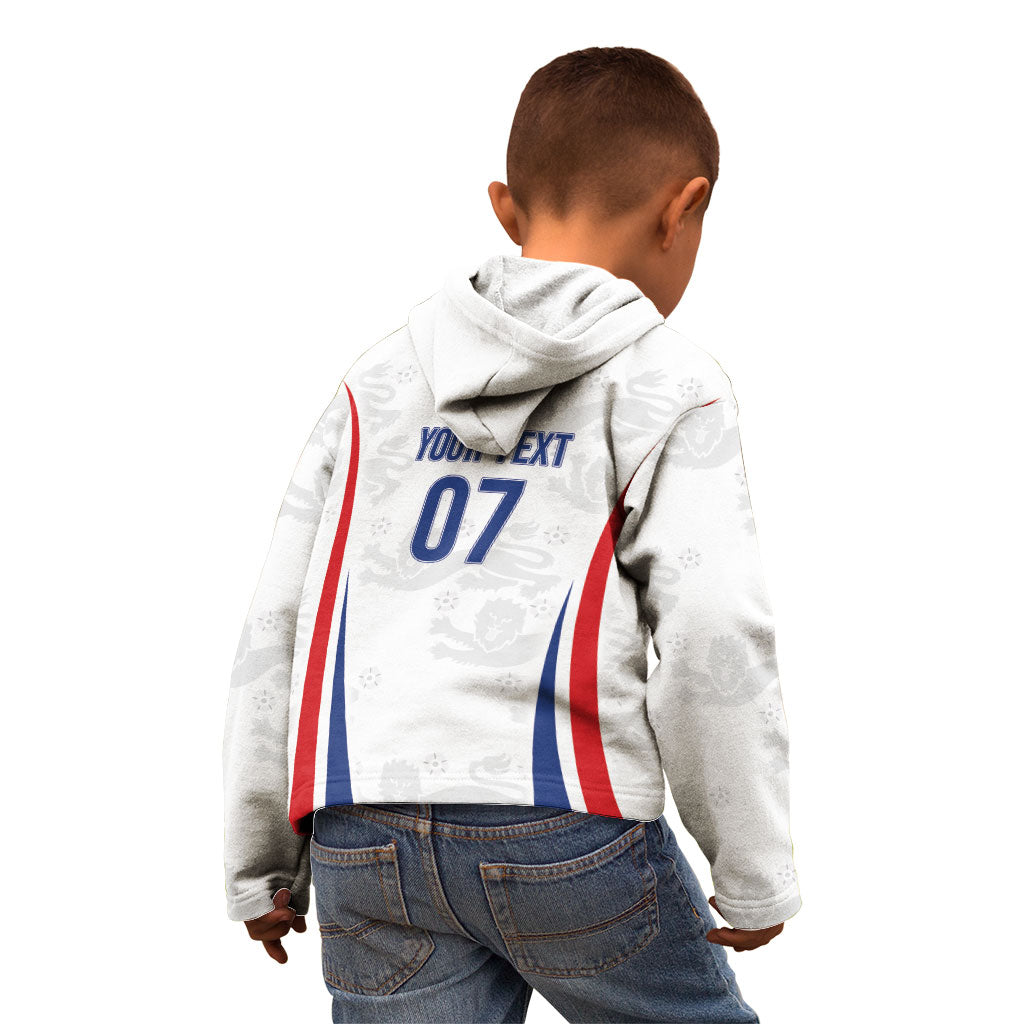 England Football WC2026 Custom Kid Hoodie Three Lions - Happy And Glorious