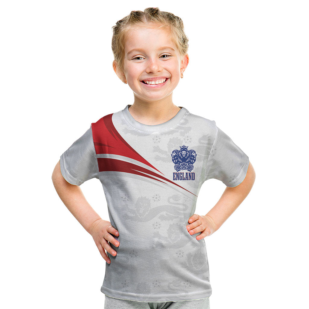 England Football WC2026 Custom Kid T Shirt Three Lions - Happy And Glorious