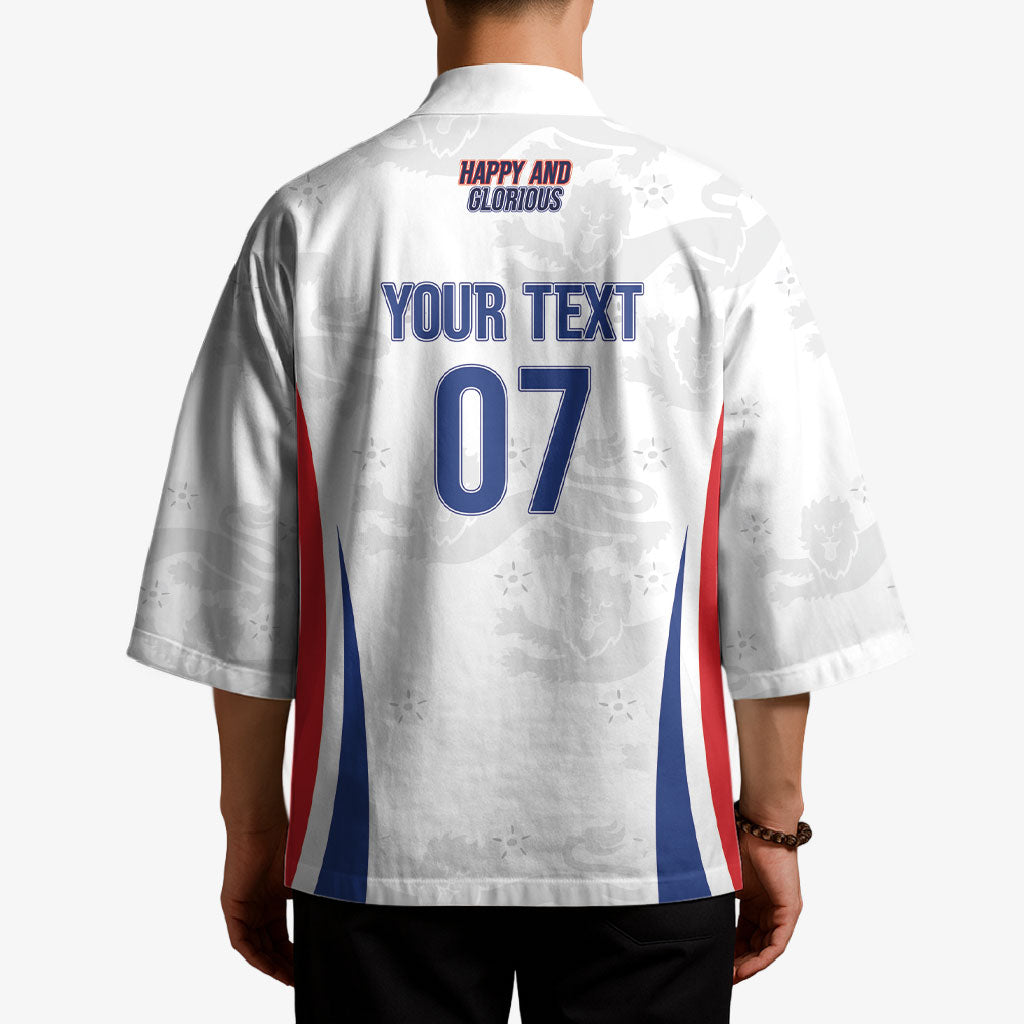England Football WC2026 Custom Kimono Three Lions - Happy And Glorious