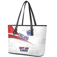 England Football WC2026 Leather Tote Bag Three Lions - Happy And Glorious