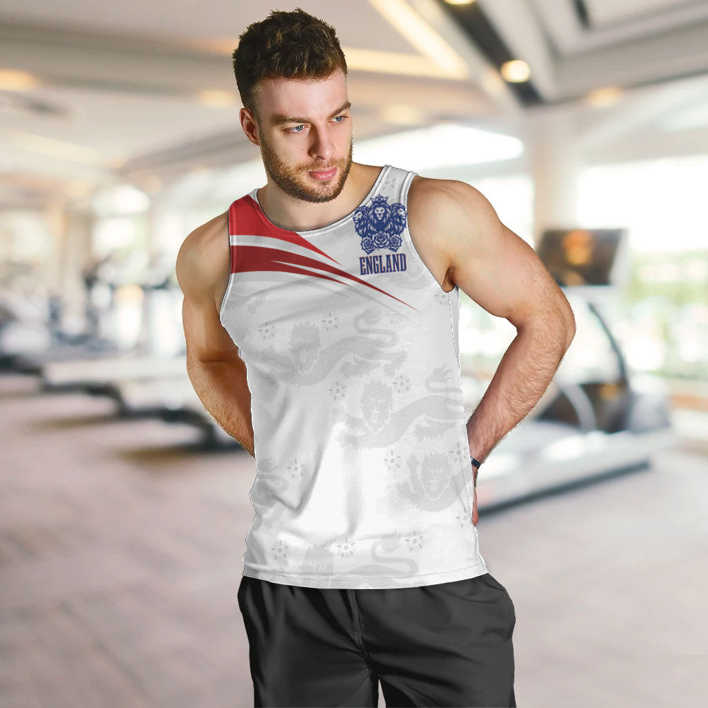 England Football WC2026 Custom Men Tank Top Three Lions - Happy And Glorious