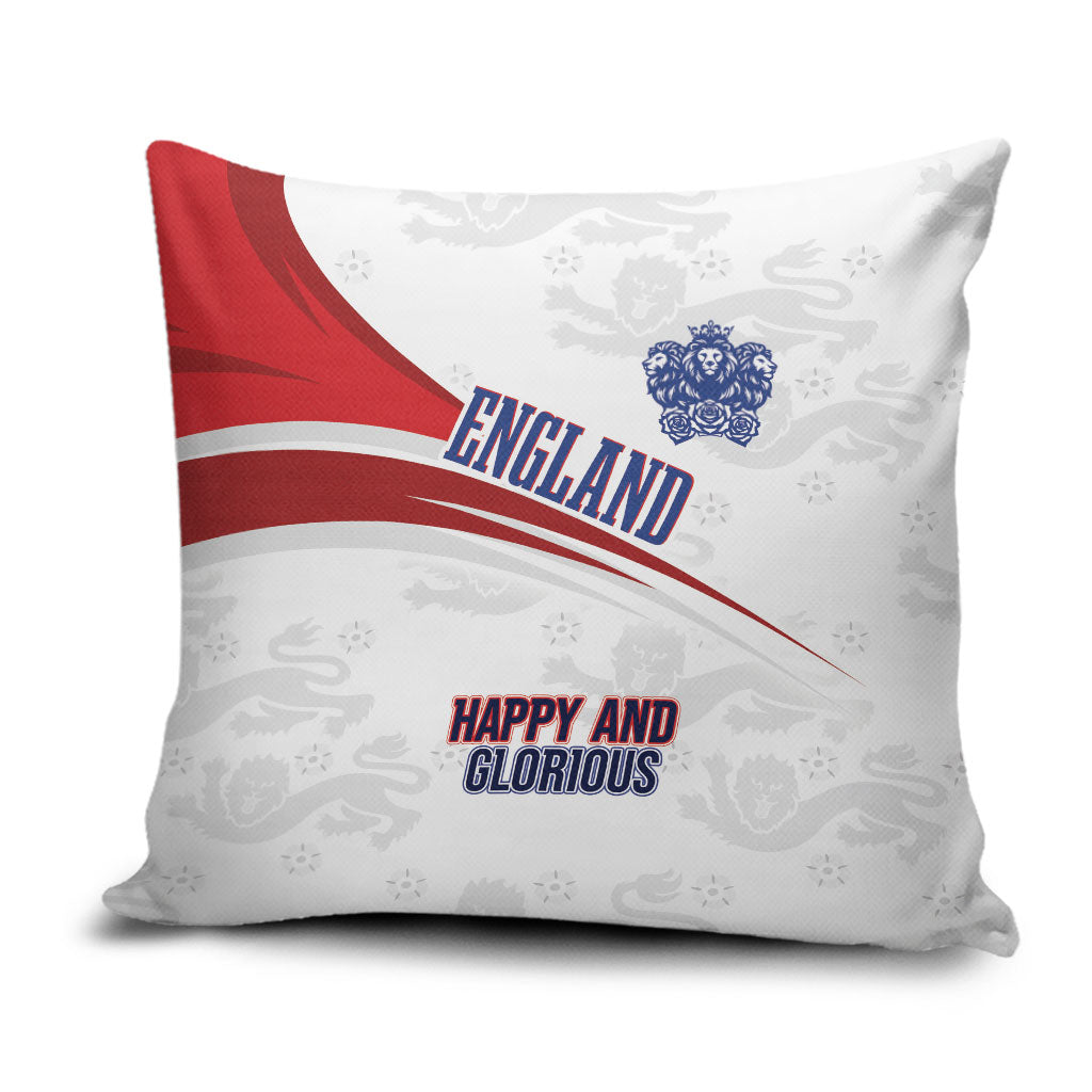 England Football WC2026 Pillow Cover Three Lions - Happy And Glorious
