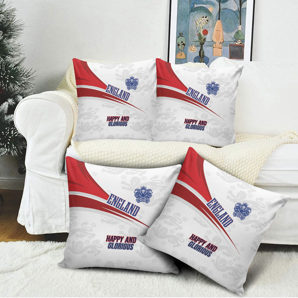 England Football WC2026 Pillow Cover Three Lions - Happy And Glorious