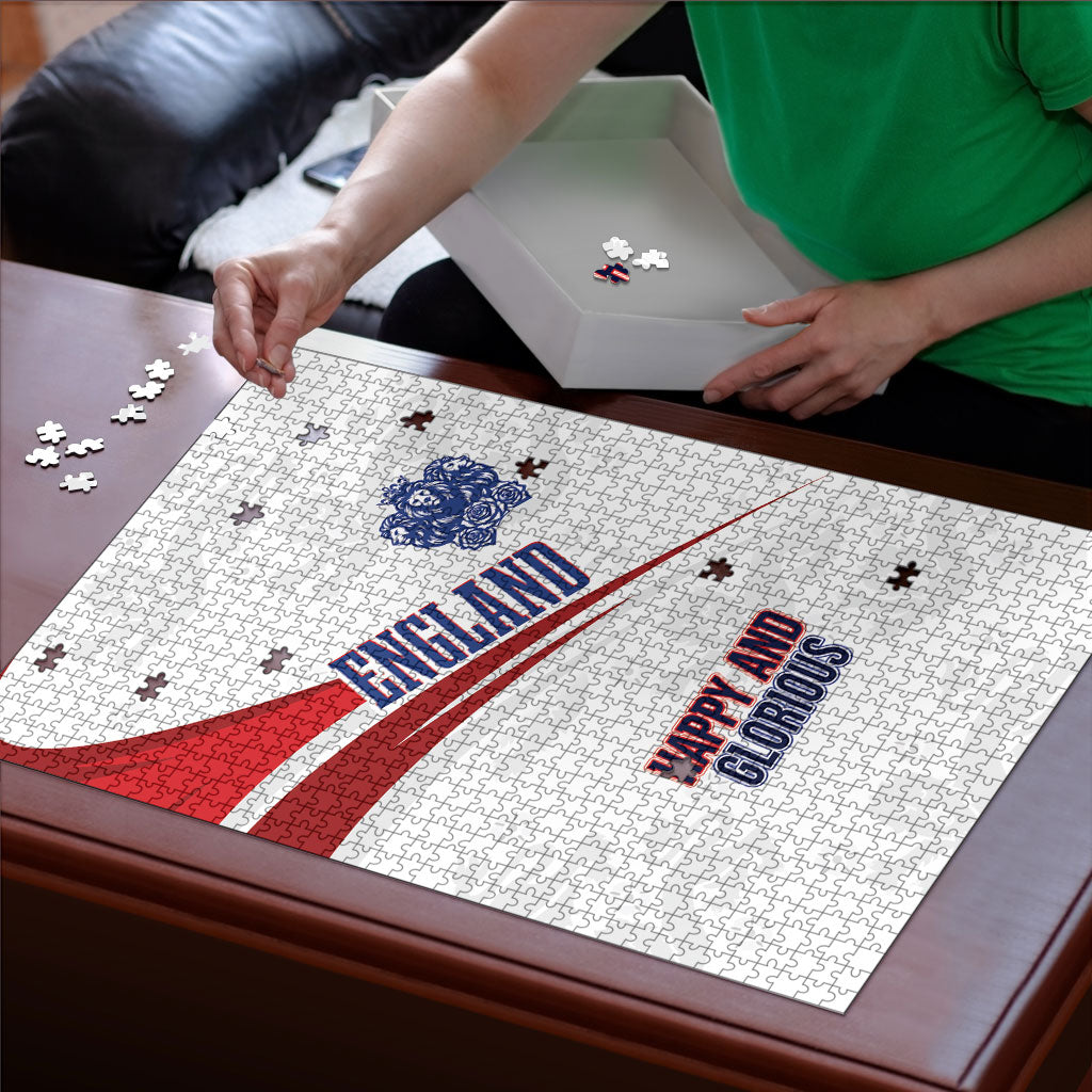 England Football WC2026 Puzzle Three Lions - Happy And Glorious