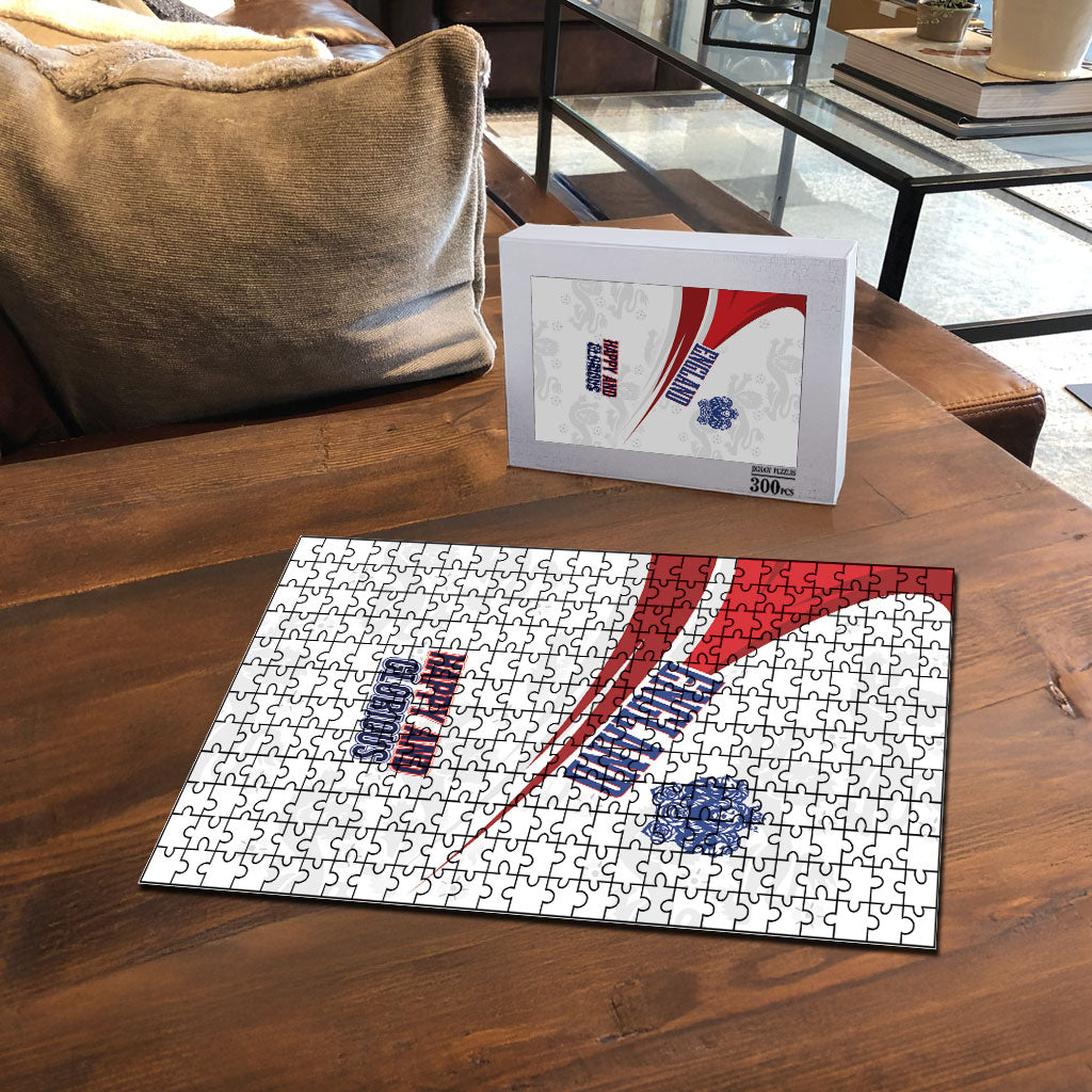 England Football WC2026 Puzzle Three Lions - Happy And Glorious