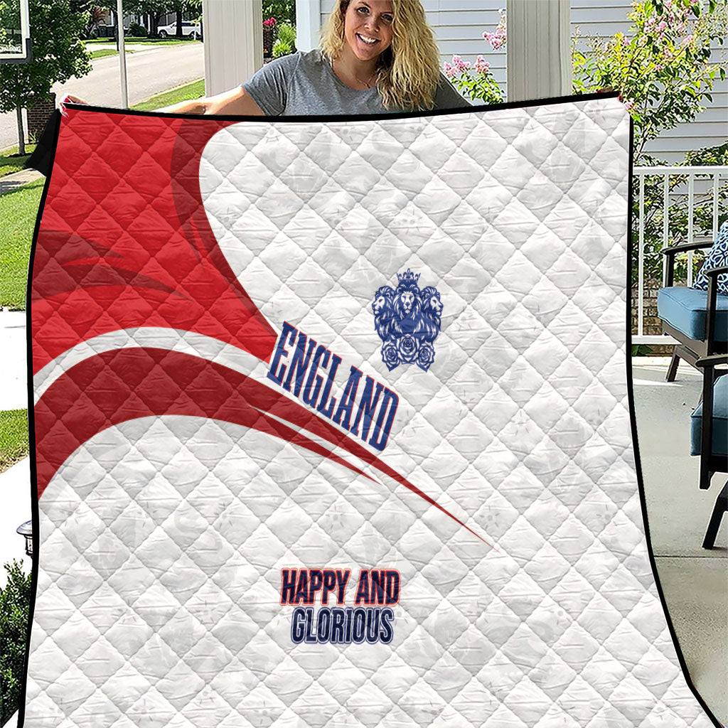 England Football WC2026 Quilt Three Lions - Happy And Glorious