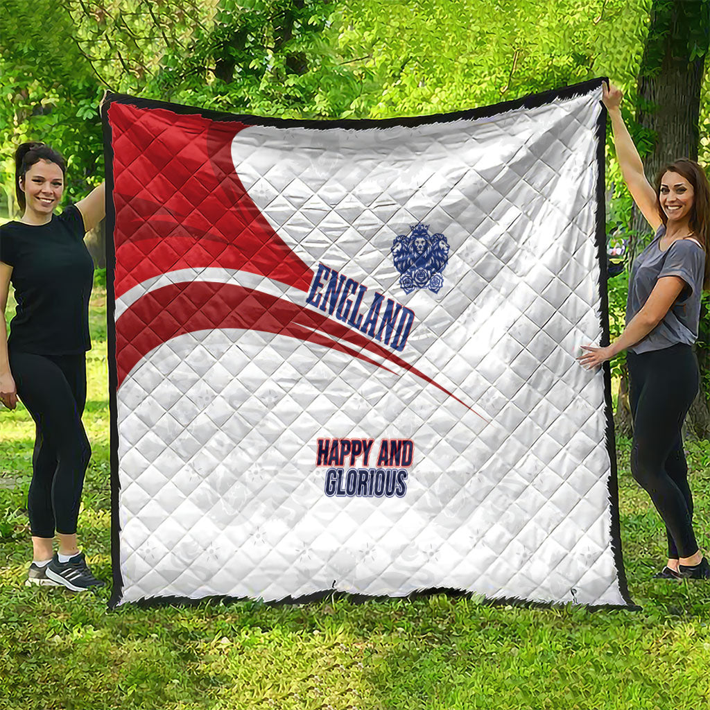 England Football WC2026 Quilt Three Lions - Happy And Glorious