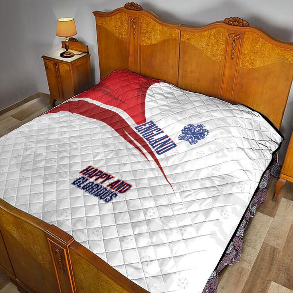 England Football WC2026 Quilt Three Lions - Happy And Glorious