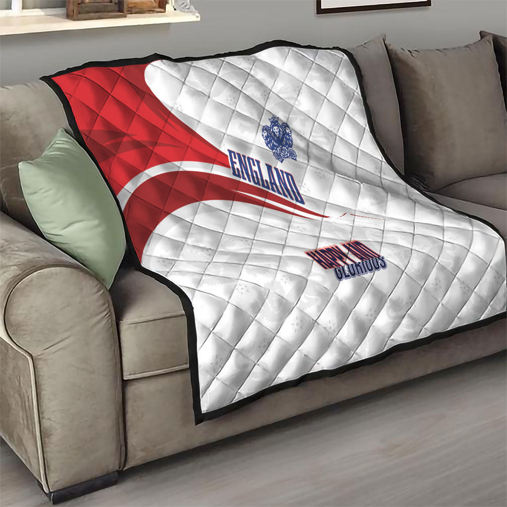 England Football WC2026 Quilt Three Lions - Happy And Glorious
