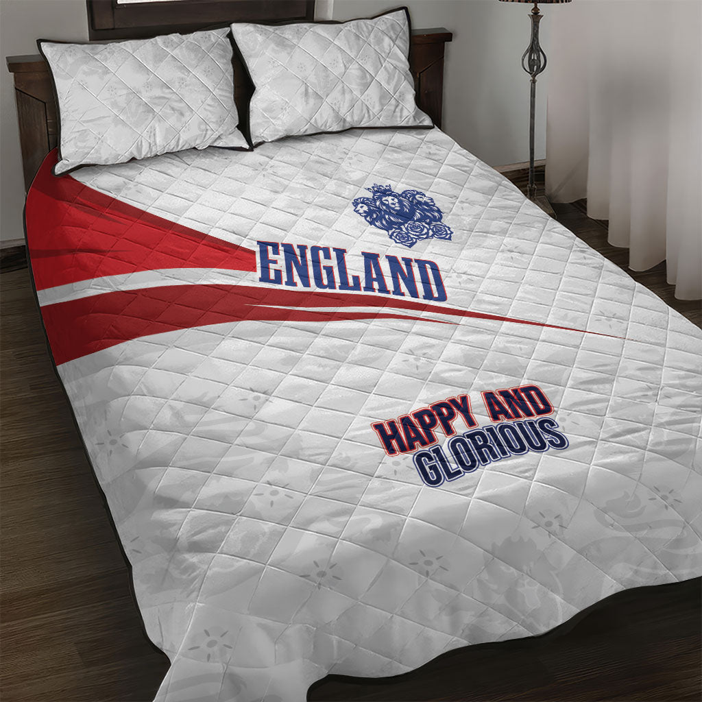 England Football WC2026 Quilt Bed Set Three Lions - Happy And Glorious