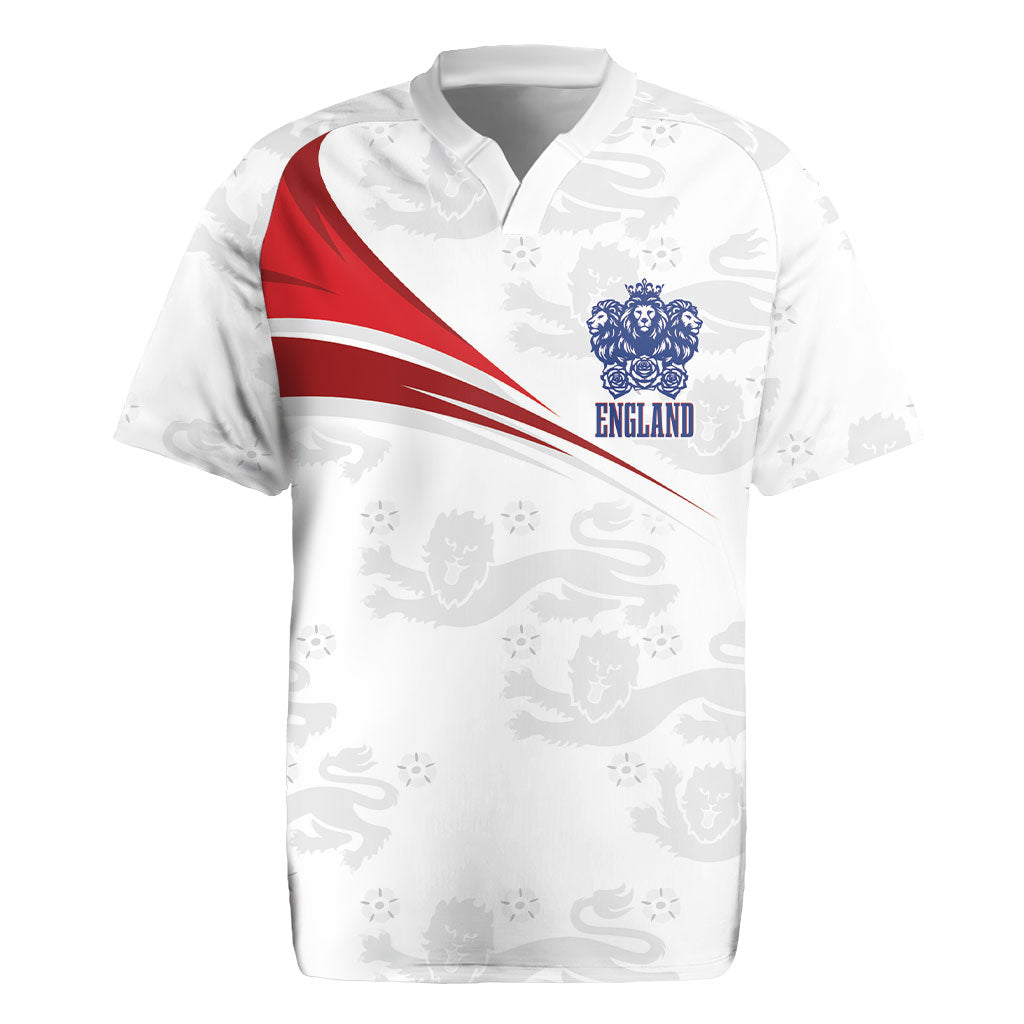 England Football WC2026 Custom Rugby Jersey Three Lions - Happy And Glorious