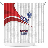 England Football WC2026 Shower Curtain Three Lions - Happy And Glorious