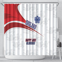 England Football WC2026 Shower Curtain Three Lions - Happy And Glorious