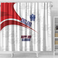 England Football WC2026 Shower Curtain Three Lions - Happy And Glorious