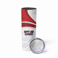 England Football WC2026 Skinny Tumbler Three Lions - Happy And Glorious