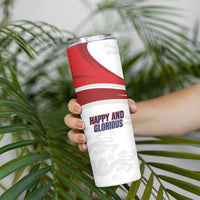 England Football WC2026 Skinny Tumbler Three Lions - Happy And Glorious