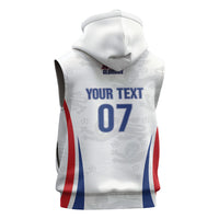 England Football WC2026 Custom Sleeveless Hoodie Three Lions - Happy And Glorious