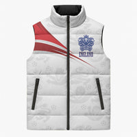 England Football WC2026 Custom Sleeveless Puffer Jacket Three Lions - Happy And Glorious