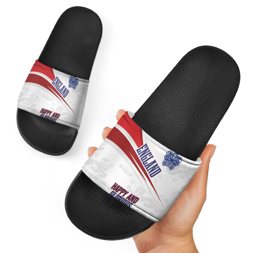 England Football WC2026 Slide Sandals Three Lions - Happy And Glorious