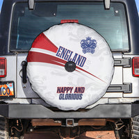 England Football WC2026 Spare Tire Cover Three Lions - Happy And Glorious