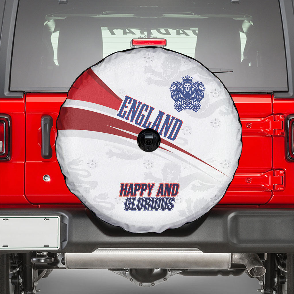 England Football WC2026 Spare Tire Cover Three Lions - Happy And Glorious