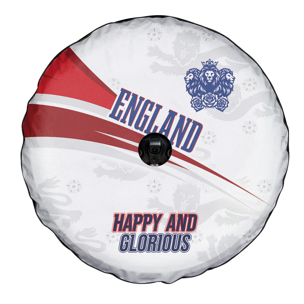 England Football WC2026 Spare Tire Cover Three Lions - Happy And Glorious