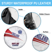 England Football WC2026 Spare Tire Cover Three Lions - Happy And Glorious
