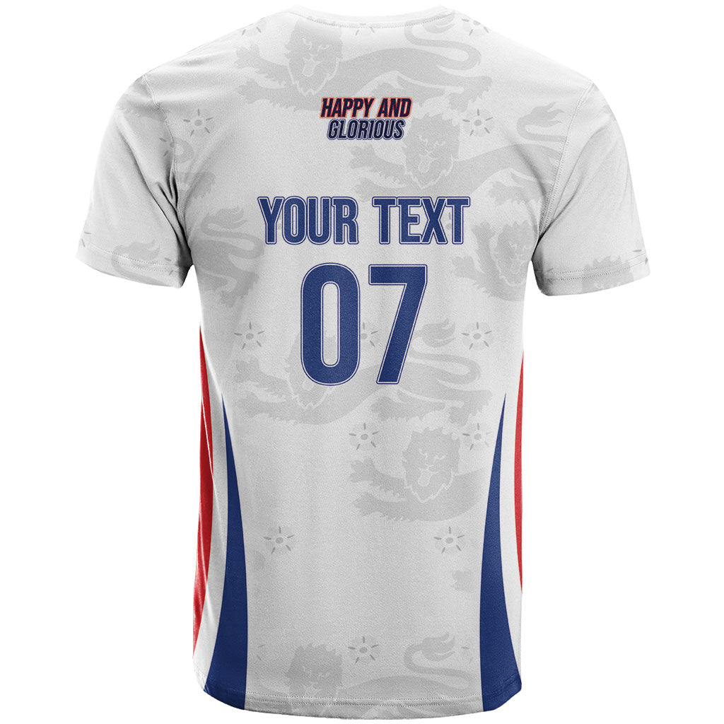 England Football WC2026 Custom T Shirt Three Lions - Happy And Glorious